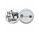 No Probllama Pinback Button